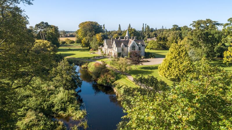 Barrettstown House is set on 25 acres, and is for sale with Jordan Estates for €3 million.
