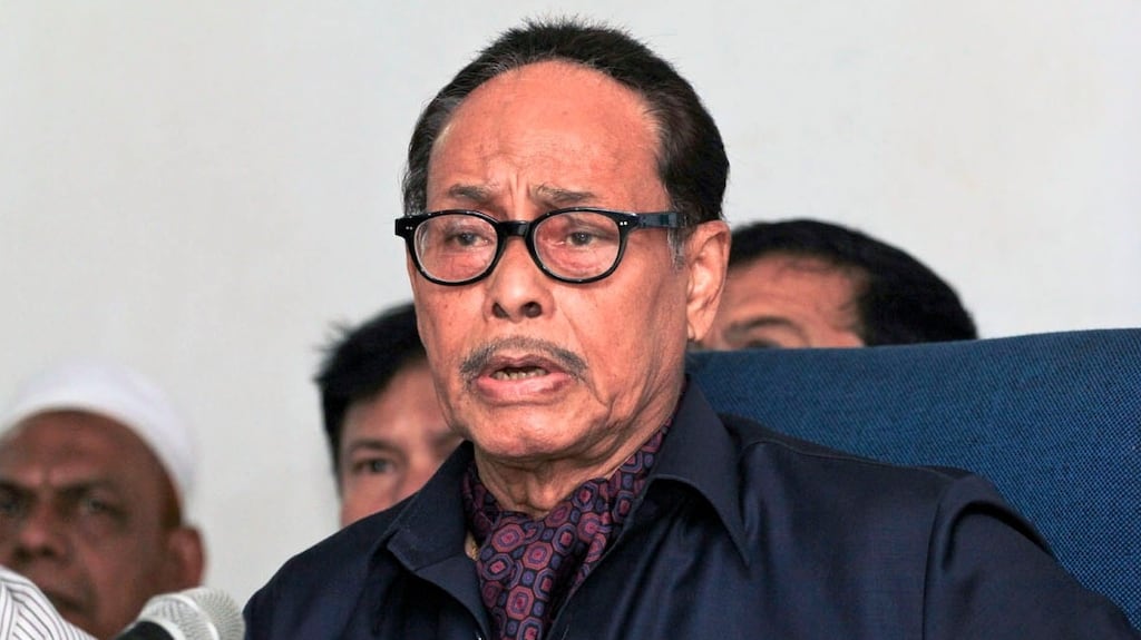 Hussain Muhammad Ershad, who has died aged 89, dominated Bangladesh for most of the 1980s and early 1990s. Photograph: EPA