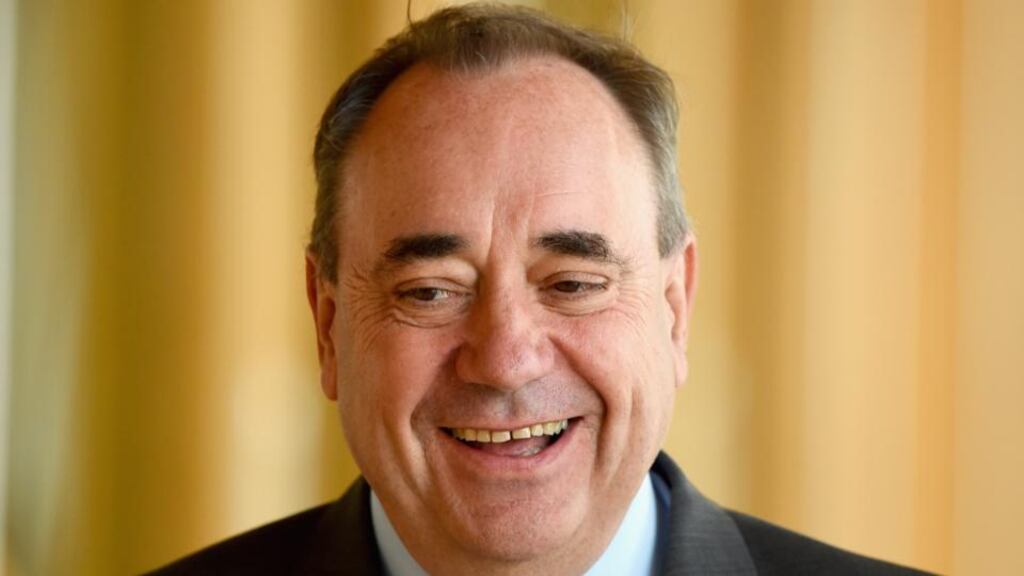 First minister of Scotland Alex Salmond, smiles during the last first ministers questions before September 18th independence referendum. Photograph: Jeff J Mitchell/Getty Images
