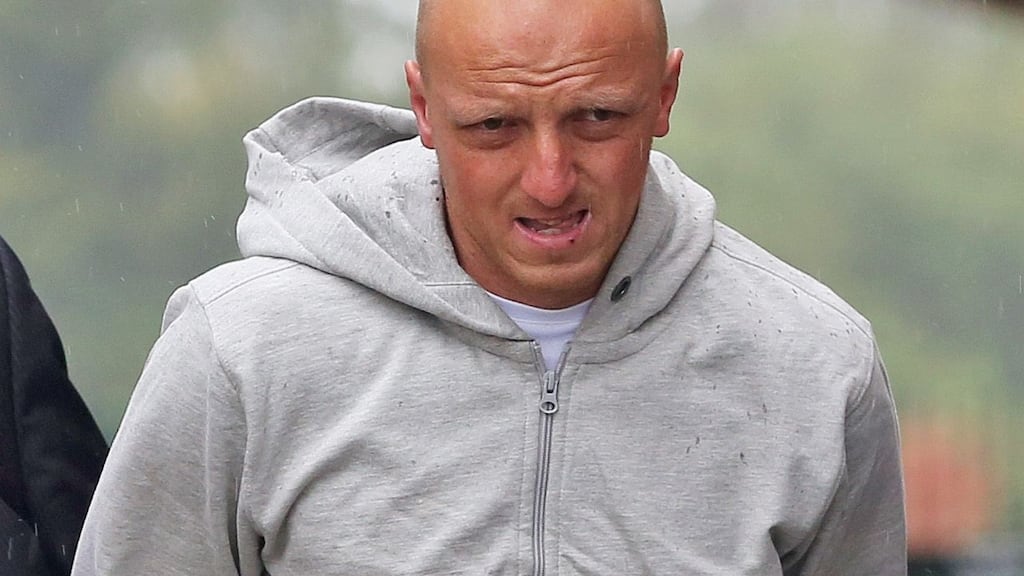 Vesel Jahiri: In April, he punched the prosecuting senior counsel in the face during his trial, breaking his nose. Photograph: Colin Keegan