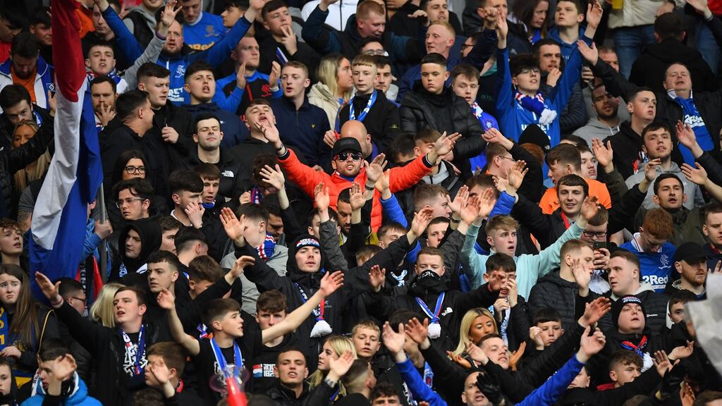 Rangers: have a large following in unionist areas of Northern Ireland. Photograph: Andy Buchanan/AFP via Getty