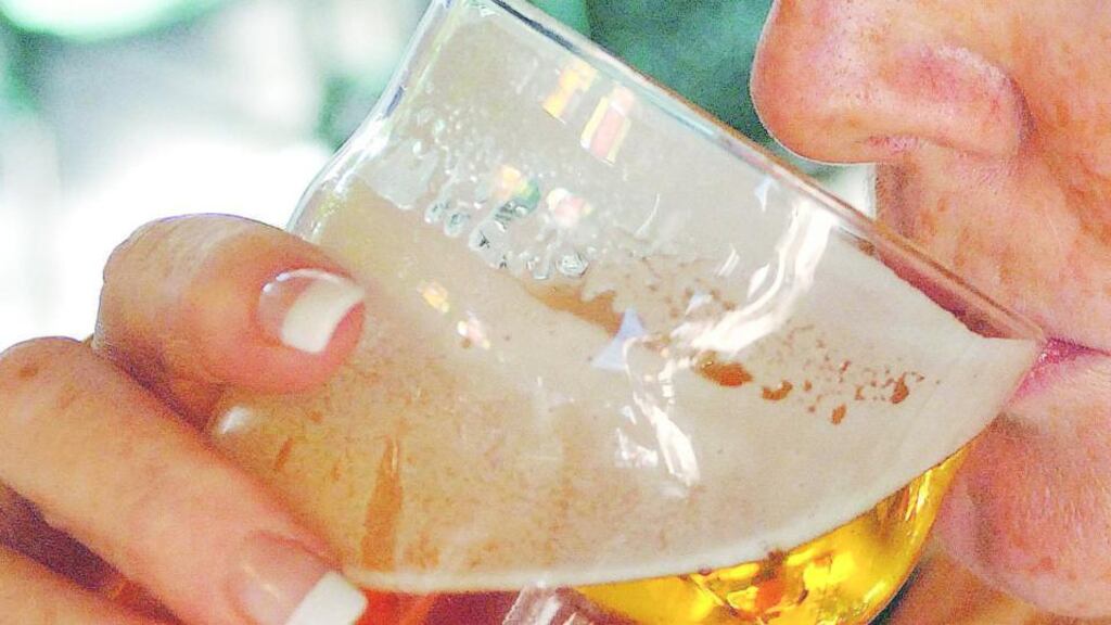 The study revealed hazardous alcohol consumption, with 65.2 per cent of men and 67.3 per cent of women saying they engaged in unsafe drinking. Photograph: Clara Molden/PA