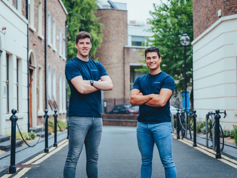 Protex AI co-founders Ciarán O'Mara and Dan Hobbs