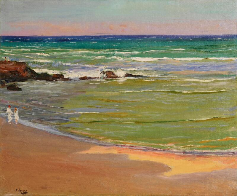 Sir John Lavery, The Beach, Evening, Tangiers €80,000-€120,000 Morgan O'Driscoll