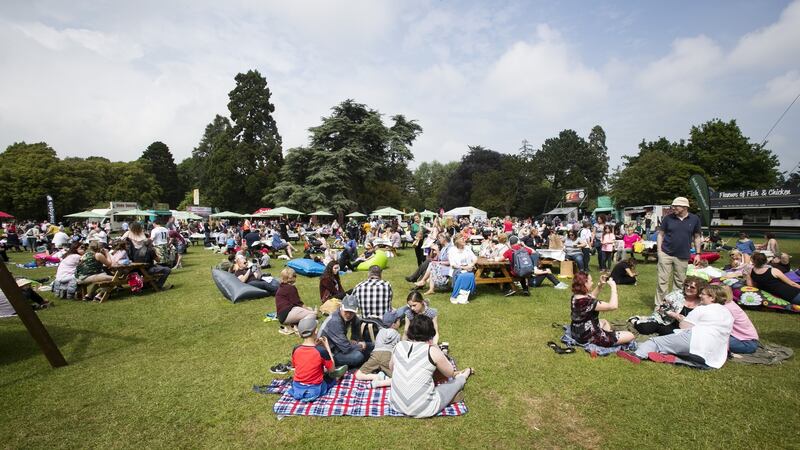 Shades of other Bloom festivals... Photograph: Iain White/ Fennell Photography
