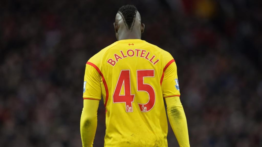 Liverpool’s Mario Balotelli is set to remain at the club according to his agent. Photograph: EPA