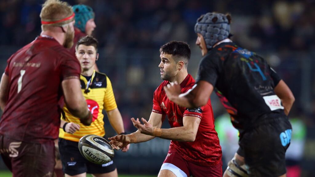 Munster’s Conor Murray came off the bench to help them to a Pro14 victory over Zebre. Photo: Matteo Ciambelli /Inpho