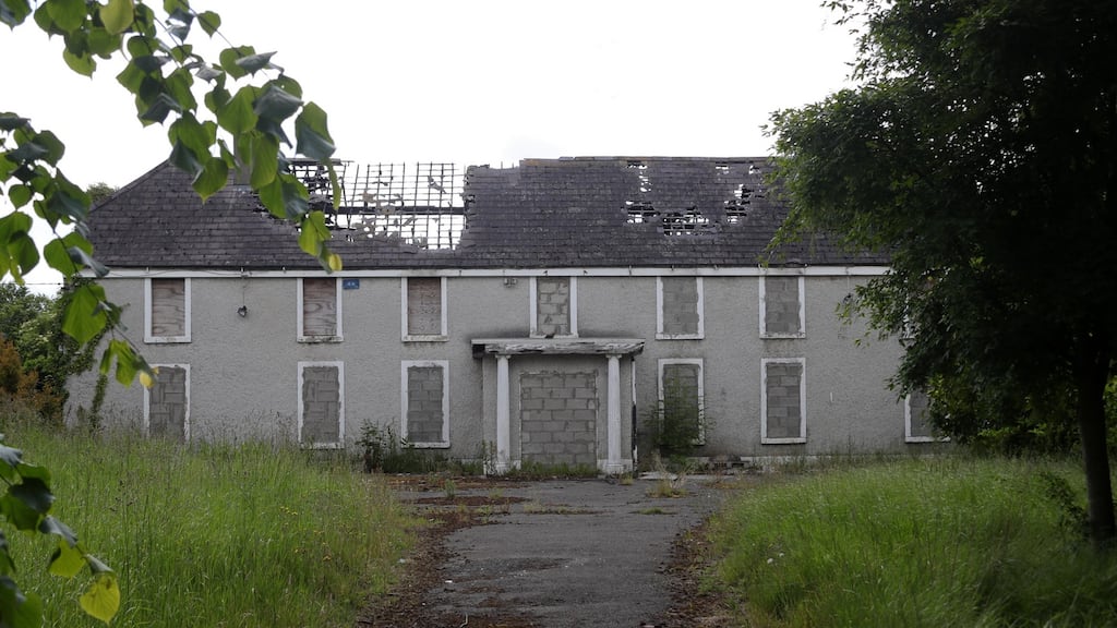 The disused farmhouse in Liexlip, Kildare where Ana Kriégel was murdered in May 2018. Photograph: Collins Dublin