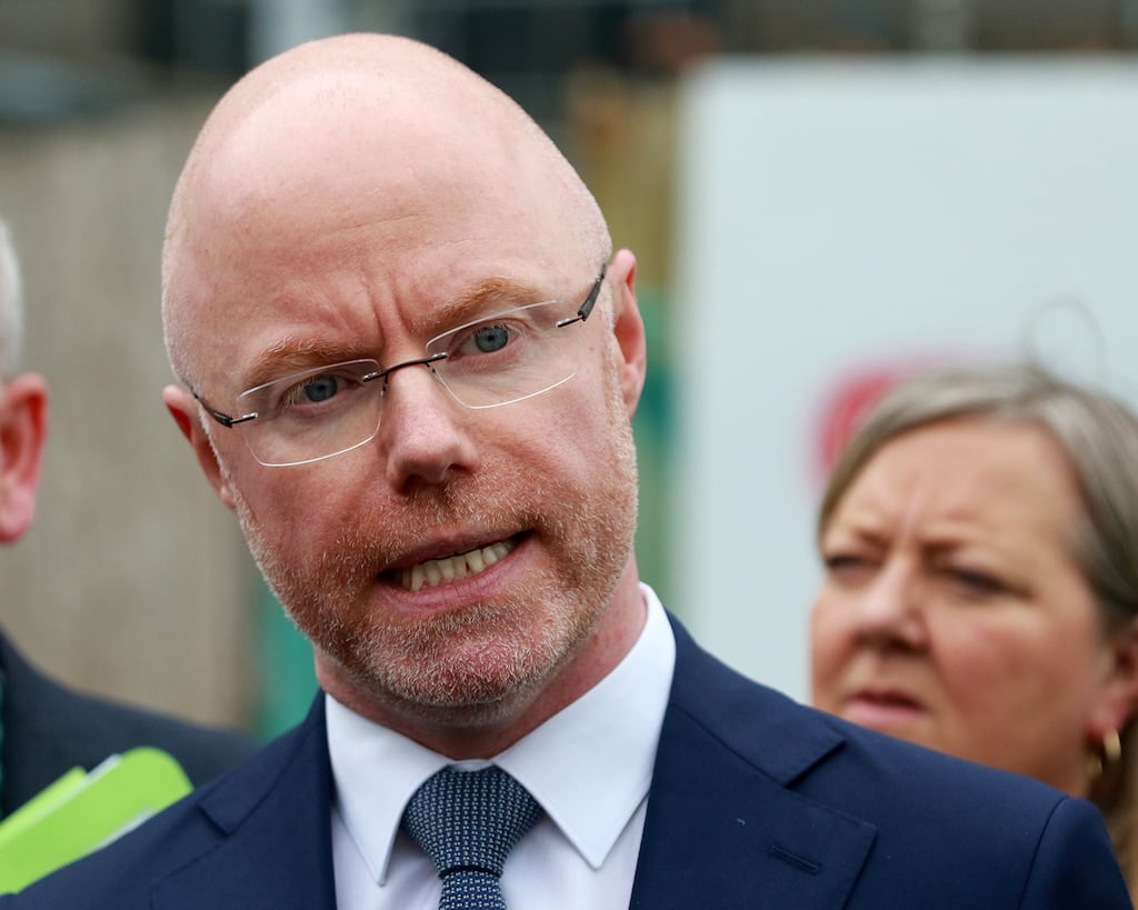 Minister for Health Stephen Donnelly: While highlighting productivity with healthcare chiefs, he has been fighting with the Department of Public Expenditure over why the health service needs more money. Photograph: Brendan Gleeson