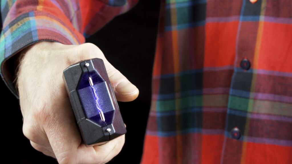 A man was tasered by police on board an aircraft flying from Gatwick airport to Belfast.