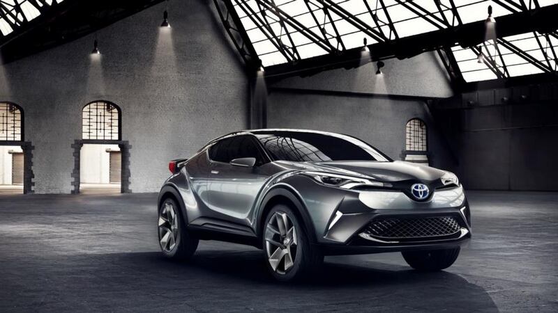 Toyota’s CH-R concept: a likely template for the new crossover with its focus set on luring some Nissan Qashqai customers