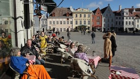 ‘We cook the bear in a kind of stew,’ said the waiter in Estonia’s capital of Tallinn. ‘It’s very good’