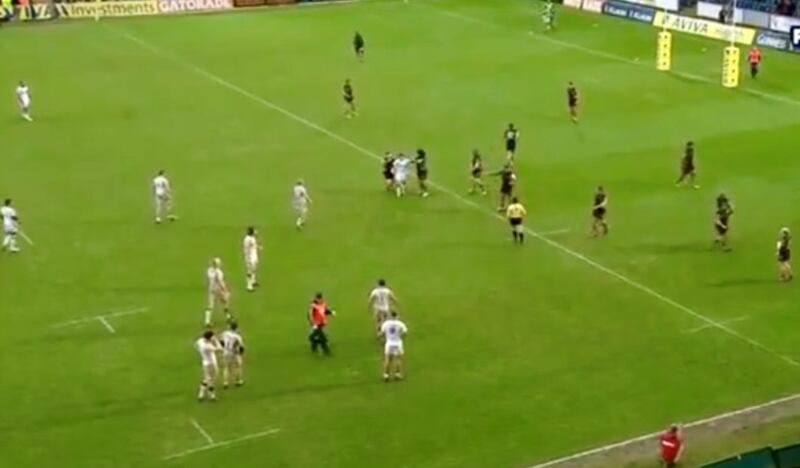 "He doesn’t know where he is. He has just walked back to defend as a Wasps player.”