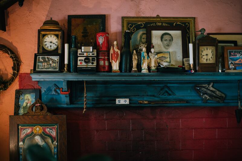 The interior of Red Fox Press printing studios