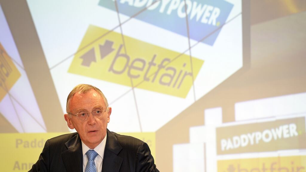 Chairman Gary McCann at the Paddy Power Betfair agm in Clonskeagh, Co. Dublin. Photograph: Eric Luke