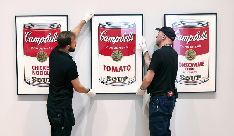 Growing up, the Warhols were poor and had Campbell’s tomato soup almost every day. This apparently inspired the famous soup can series. Photograph: Dara Mac Dónaill