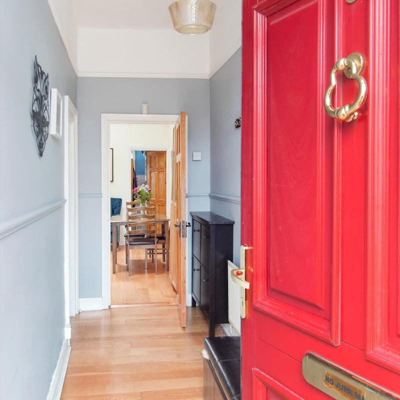 Hallway at number 5 Greenville Terrace