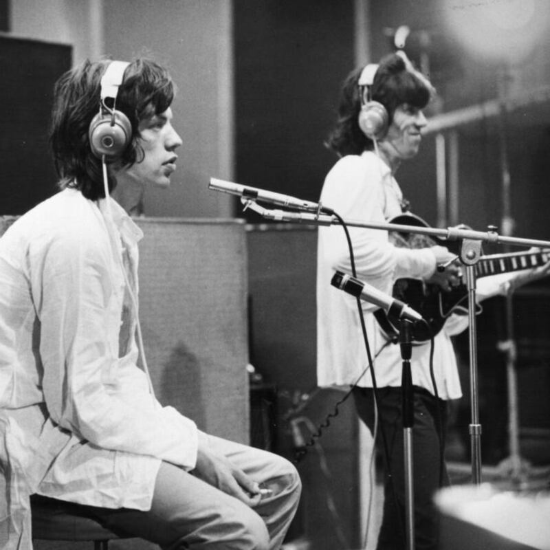The Rolling Stones: Mick Jagger and Keith Richards in July 1968. Photograph: Keystone/Getty