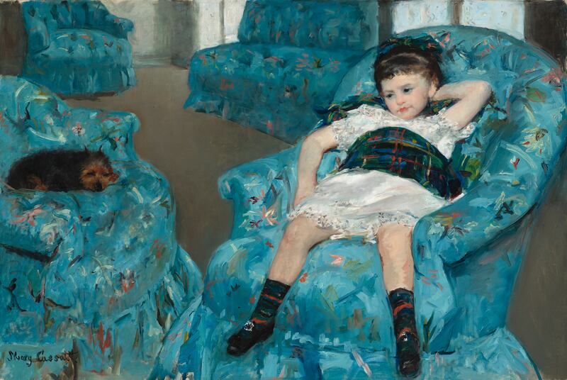 Mary Cassatt: Little Girl in a Blue Armchair (1878). Courtesy of National Gallery of Art, Washington, DC