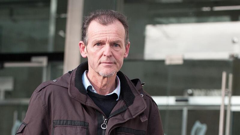 Witness Conor Gilfoyle leaving the Dublin Central Criminal Court after he gave evidence in the murder trial of Graham Dwyer on Monday, January 26th, 2015. Photograph: Collins Courts