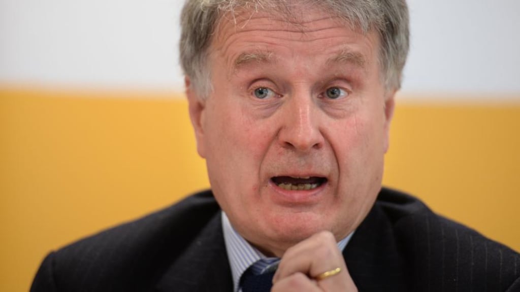 Mr Justice Kevin Cross, chairperson of the Referendum Commission at the launch of the public information campaign on two referendums  taking place May  22nd. Photograph: Dara Mac Dónaill / The Irish Times