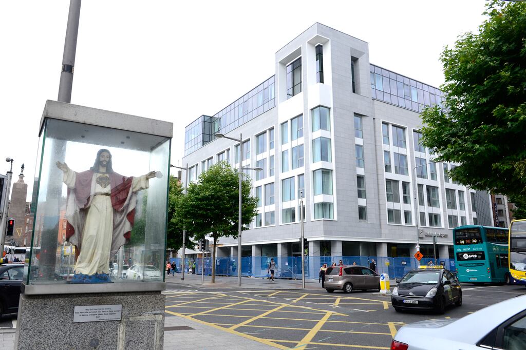 The operators of three pubs are objecting to a plan for expansion of the Holiday Inn Express hotel on O'Connell Street in Dublin which will occupy their beer garden. File photograph: Cyril Byrne/The Irish Times