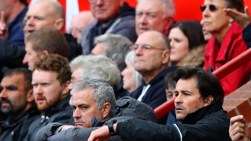 Mourinho was less than happy after United’s draw with West Brom. Photo: Matthew Lewis/Getty Images