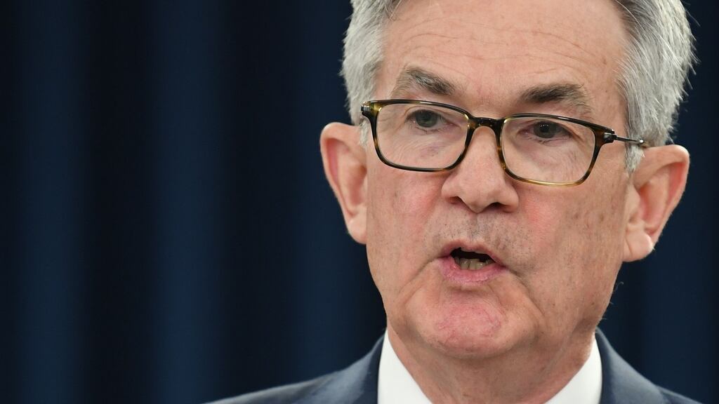 Federal Reserve chairman Jerome Powell. He said a full economic recovery was unlikely until the public was confident that Covid-19 was under control. Photograph: AFP via Getty