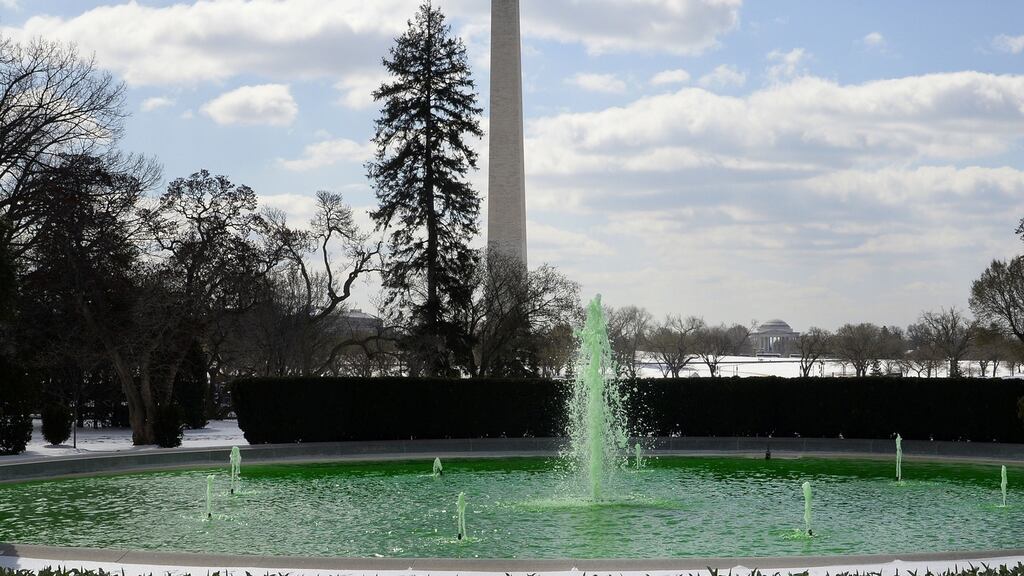 The annual St Patrick’s Day parade in Washington DC has been cancelled. File photograph: Olivier Douliery-Pool/Getty Images.