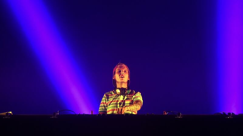 Avicii performing at the Sziget music festival on the Hajogyar Island of Budapest.  The Swedish DJ died in April 2018   at the age of 28. Photograph: Attila Kisbenedek/AFP/Getty Images