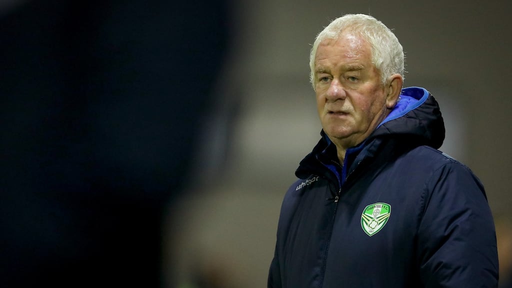 Cabinteely manager Pat Devlin feels his team can compete for promotion. Photograph: Oisin Keniry/Inpho