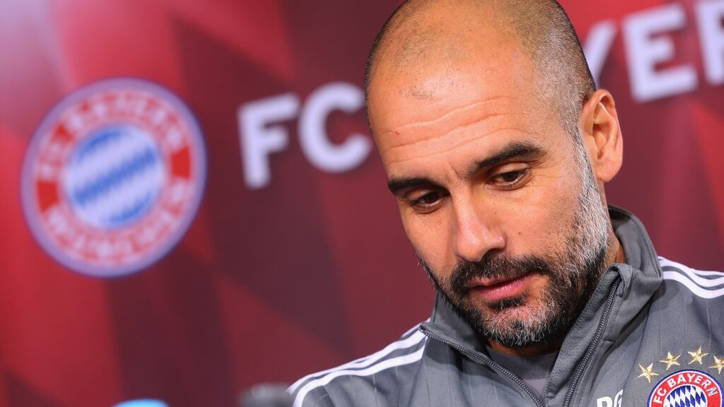 Rio Ferdinand has urged Manchester United to move for Pep Guardiola when he leaves Bayern Munich. Photograph: Getty
