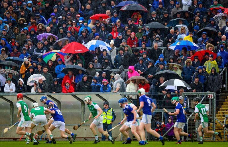 Fans attending a Lory Meagher Cup Round 1 game in 2019 between Cavan and Fermanagh at Kingspan Breffni Park, Cavan. Photograph: Photograph: Tommy Dickson/Inpho