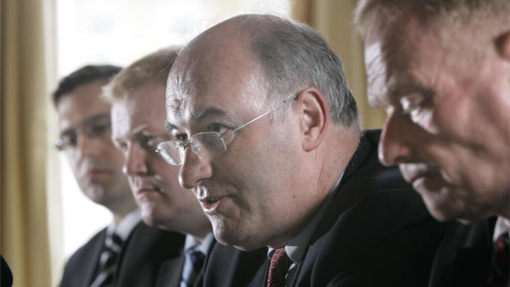 Minister for the Environment Phil Hogan said yesterday that while the initial estimate of the damage to public infrastructure stands at some €65 million, the amount to be sought from the EU Solidarity Fund remains to be decided. Photograph: Dara Mac Dónaill