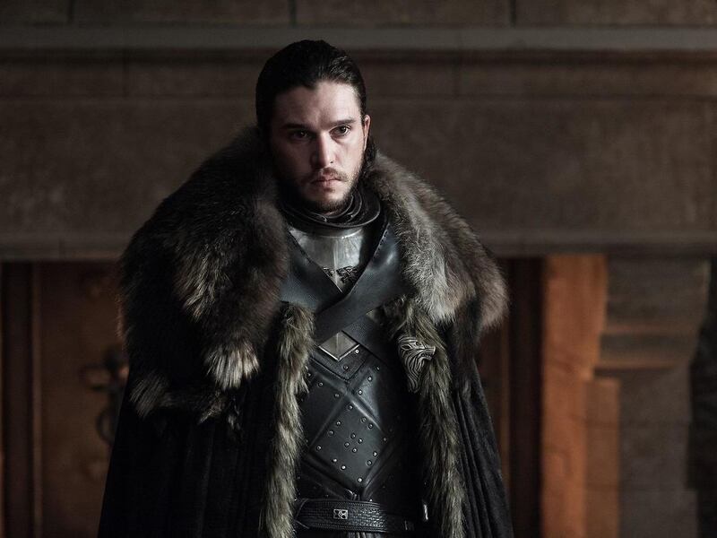 Jon Snow: on a heroic arc. Photograph: HBO