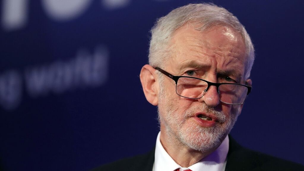 Does Jeremy Corbyn recognise the possibility that Theresa May is finally moving in a direction where she could get a Brexit deal over the line? Photograph: DANIEL LEAL-OLIVAS/AFP/Getty Images