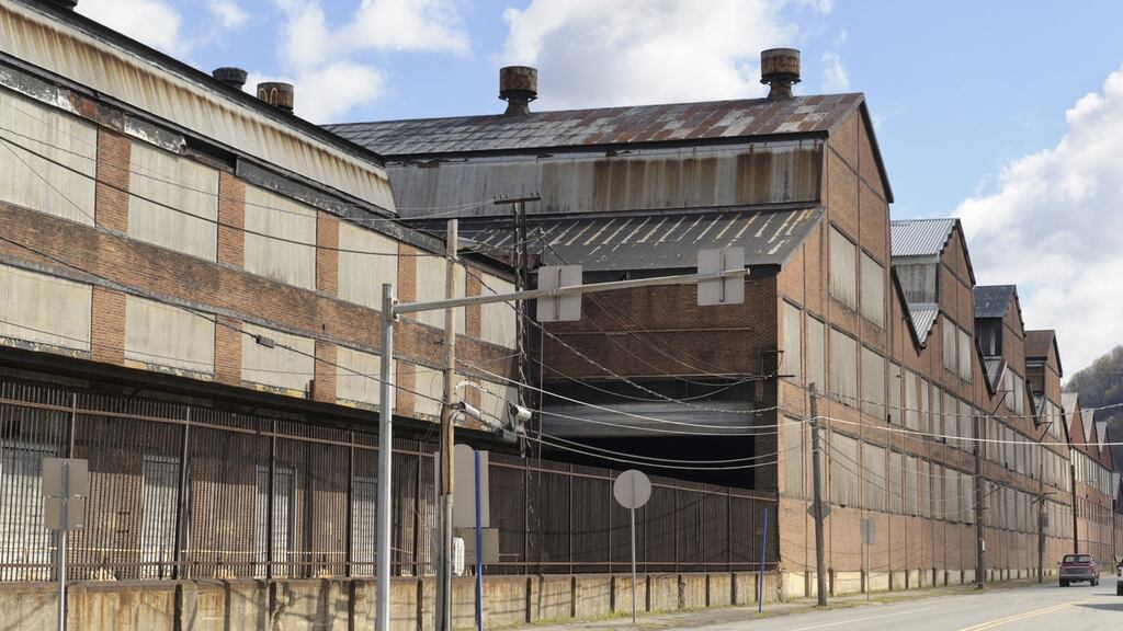 A shuttered steel mill in Pennsylvania, US. The rate of creation of new jobs has slowed markedly, as have rates of internal migration. Photograph: Getty