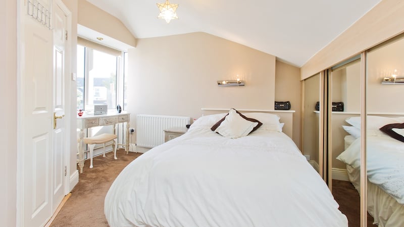 One of the three bedrooms