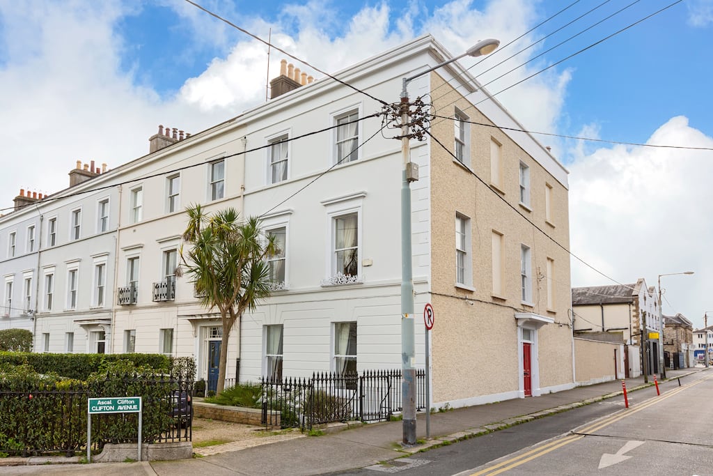 Rembrandt House, 1 Longford Terrace, Monkstown, Co Dublin: 'Almost two centuries later, the selling points of this handsome, almost stately terrace remain the same; lofty proportions set three storeys over basement, with superb sea views and close access to the water for bathing.'