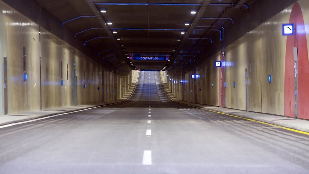 Operating profits at the consortium which operates the Limerick tolled tunnel last year more than doubled to €16.44m. Photograph: Seán Curtin/Press 22