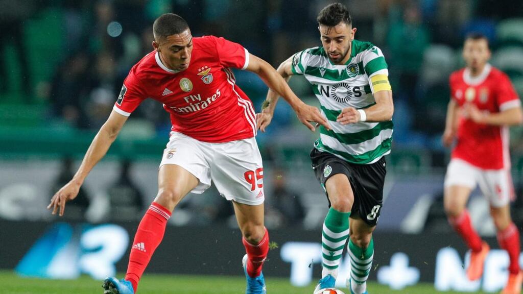 Manchester United have signed Sporting Lisbon’s Bruno Fernandes in a deal worth up to €65 million. Photograph: Antonio Cotrim/EPA