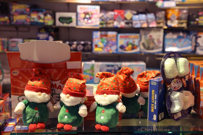 Some of the many things for sale at Cogs Toys and Games. Photograph: Dara Mac Dónaill