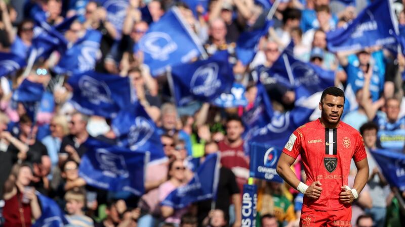 Toulouse’s Matthis Lebel dejected at the Aviva. Photograph: Dan Sheridan/Inpho