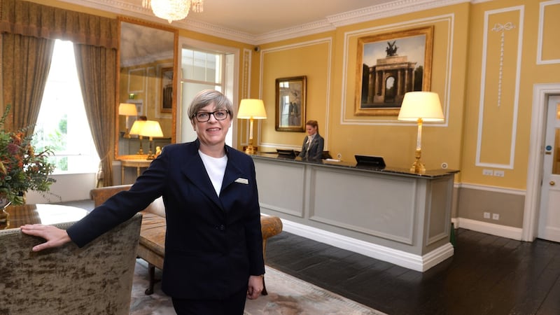 Bernie O’Meara, front of house manager at The Merrion Hotel, Dublin.Photograph: Dara Mac Dónaill/The Irish Times