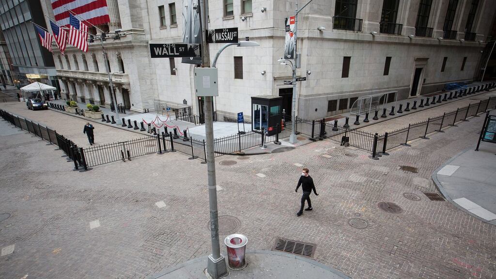 Wall Street stocks took just 16 days to tumble 20 per cent from their record high, easily eclipsing the previous record for swiftest fall into a bear market that was set in 1929 at 44 days