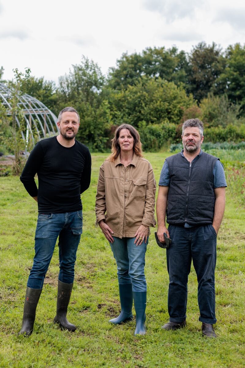 Hinterland co-founders Fergal Anderson, Claire Davey and Enda McEvoy