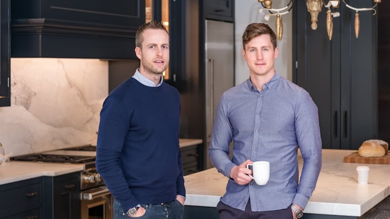 Moovingo co-founders Tony Deane (left) and Jack Brady