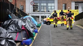 ‘Unprecedented’ gathering of homeless asylum seekers in Dublin city centre