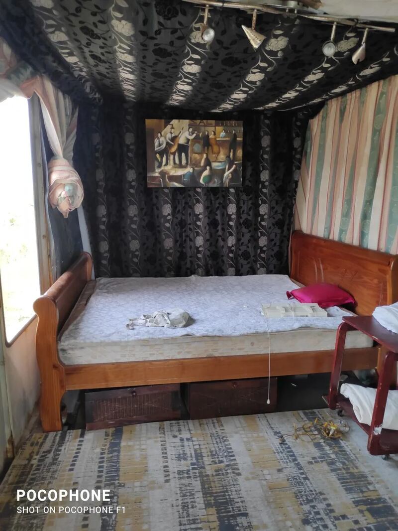 A bedroom inside the property