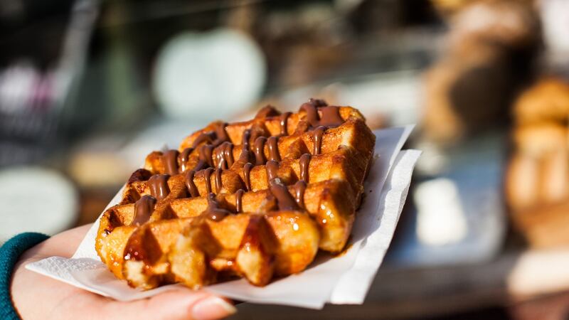 The gauffre or Belgian waffle
